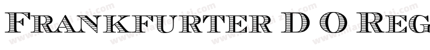 Frankfurter D O Reg字体转换